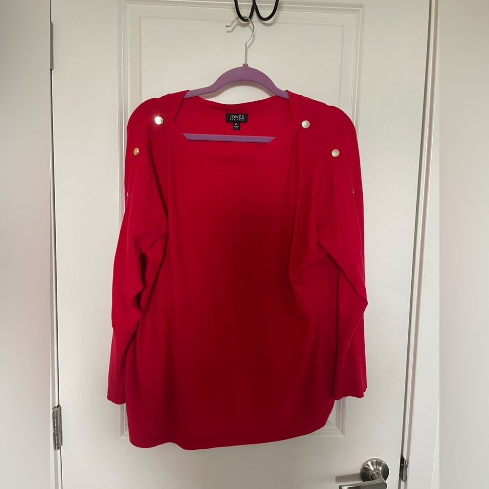 Vibrant Red Sweater